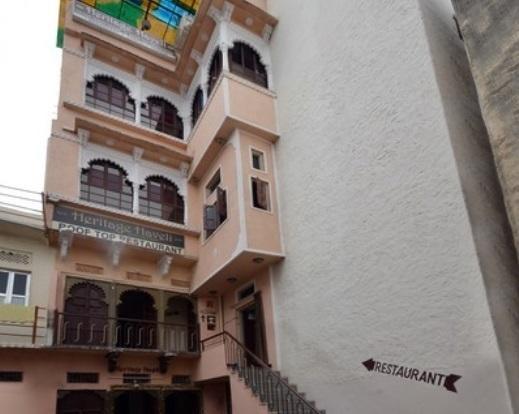 Heritage Haveli Bed and Breakfast Udaipur Esterno foto